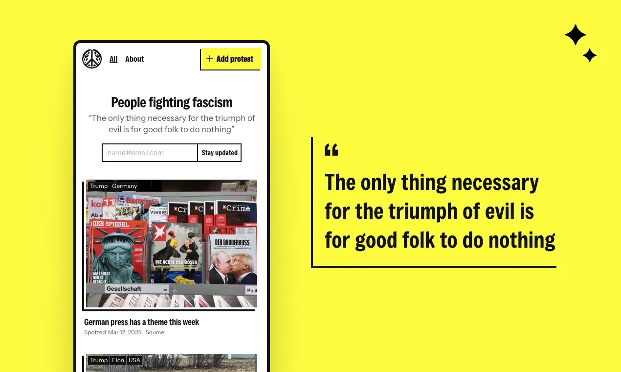 Pocket Protests - Normal people fighting fascism, creatively. media 2