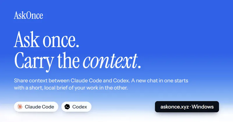 AskOnce screenshot 1