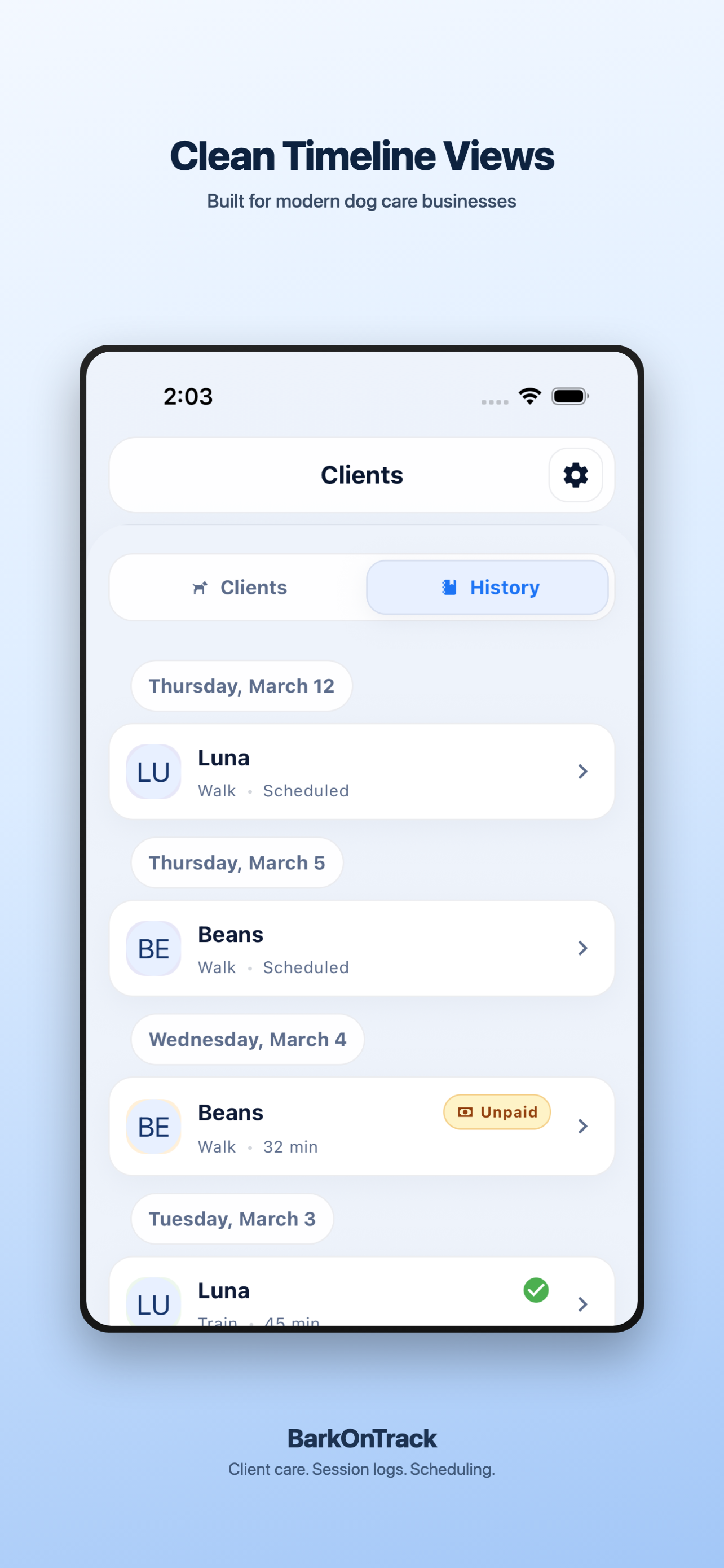 BarkOnTrack gallery image