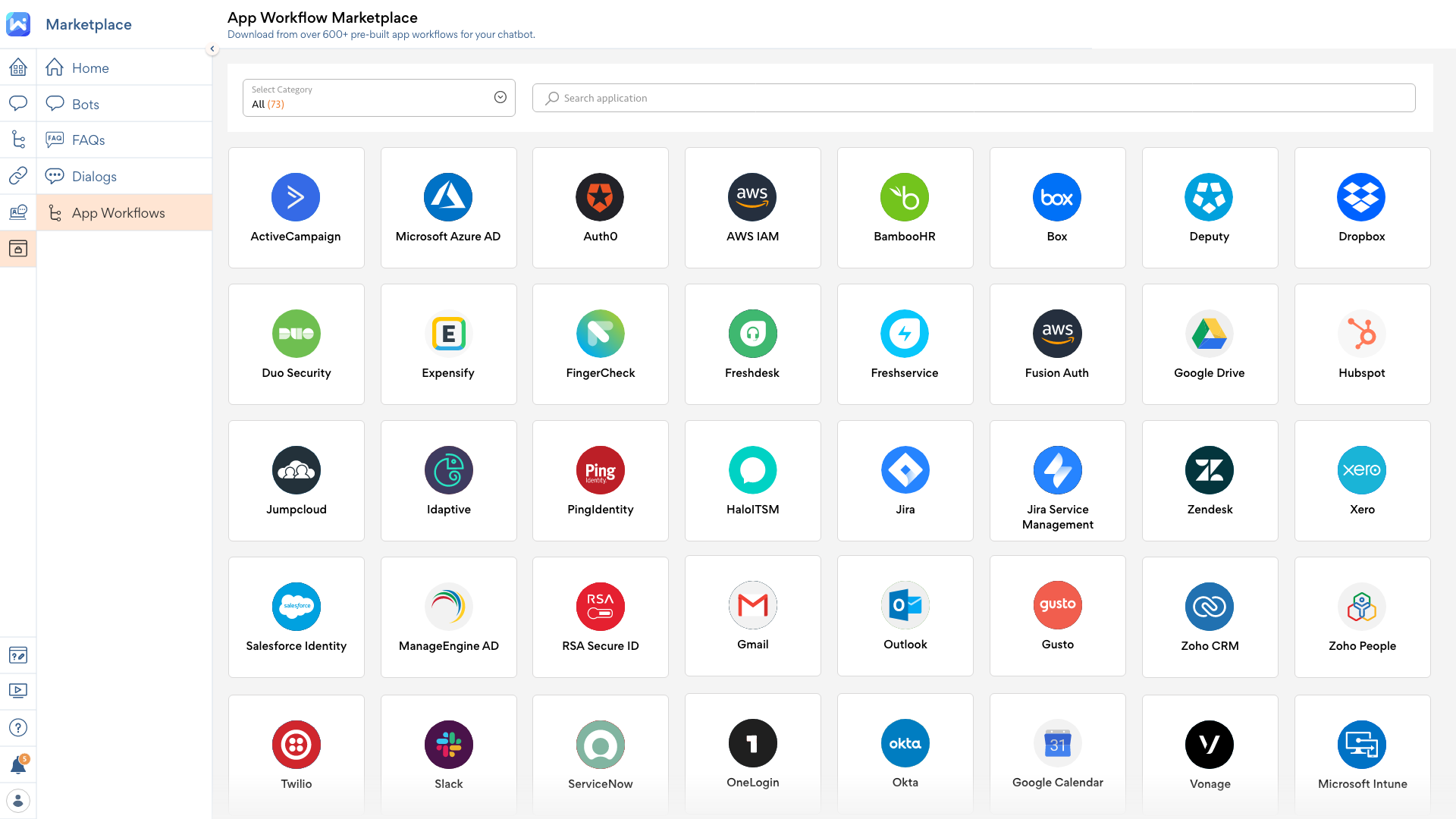Workativ Assistant gallery image