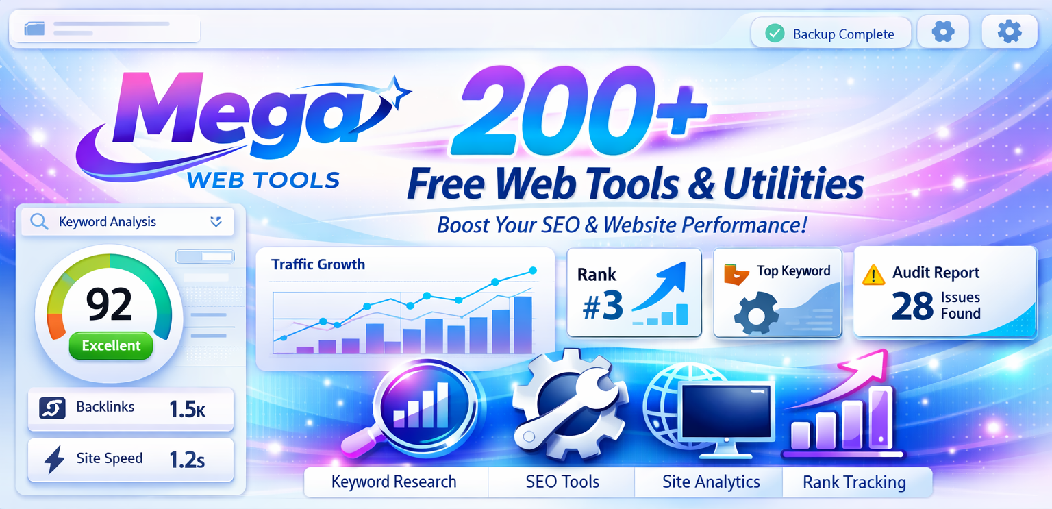 Mega Web Tools — All‑in‑One Toolkit gallery image