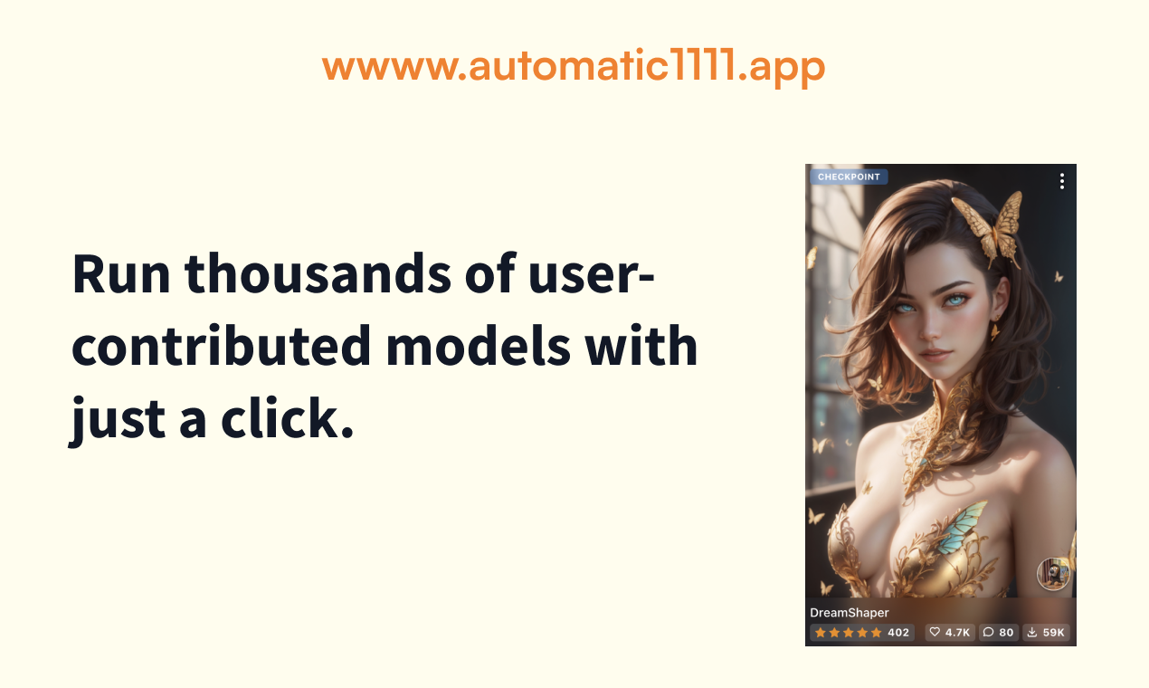 Automatic1111 WebUI (Automatic1111.App) media 4