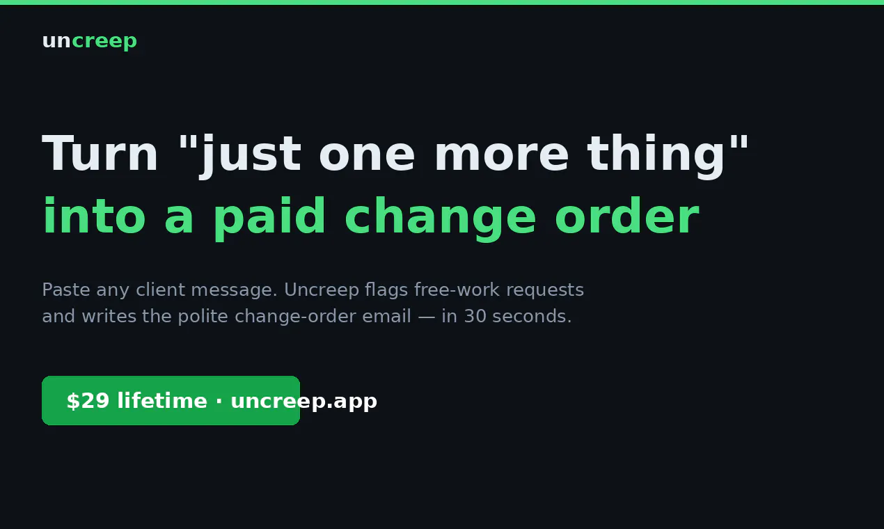 Uncreep gallery image