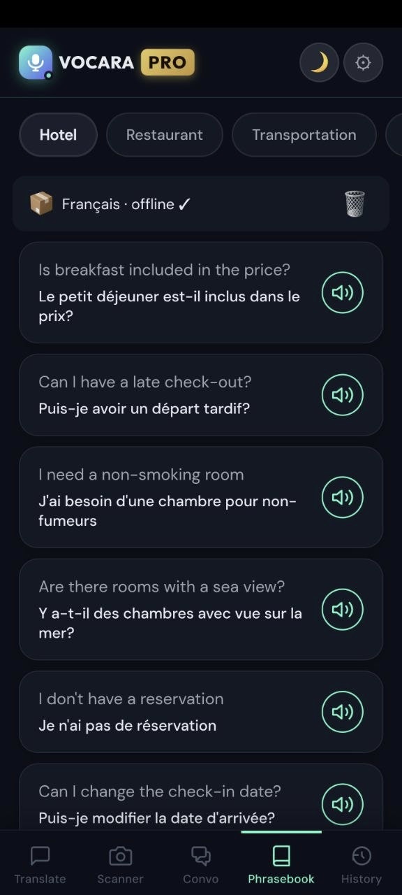VOCARA: AI Translator for Android gallery image