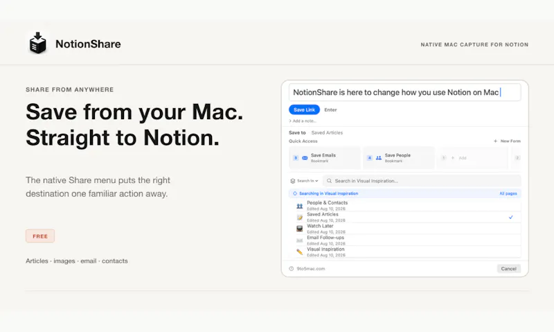 NotionShare screenshot 3