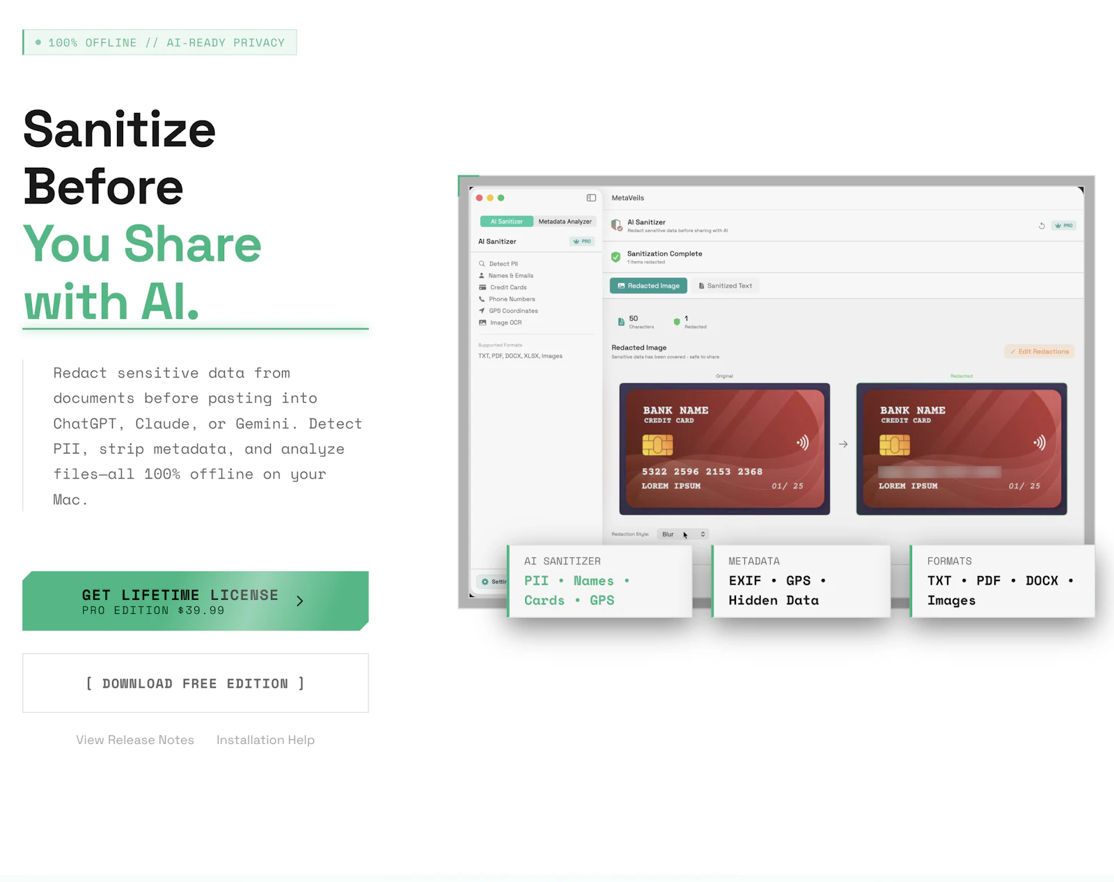 MetaVeils screenshot 1