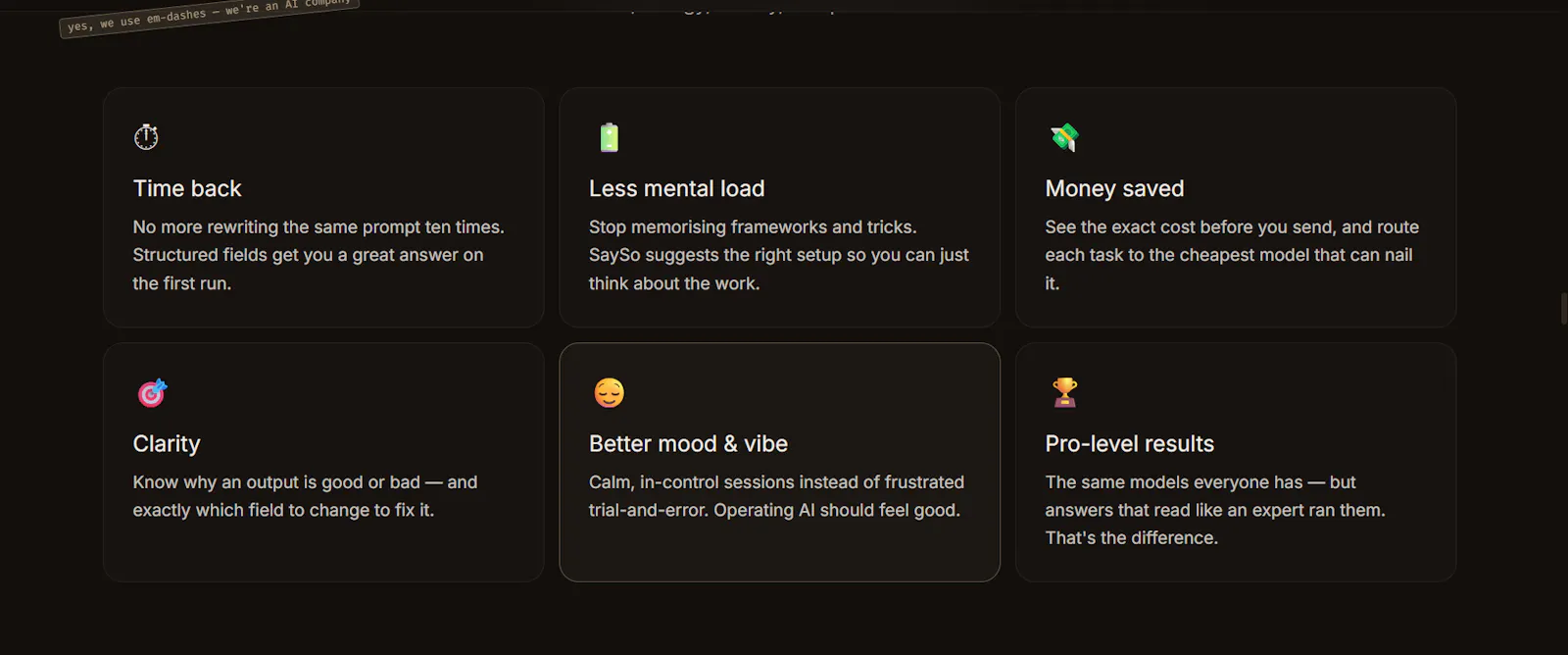 SaySo - OS screenshot 4