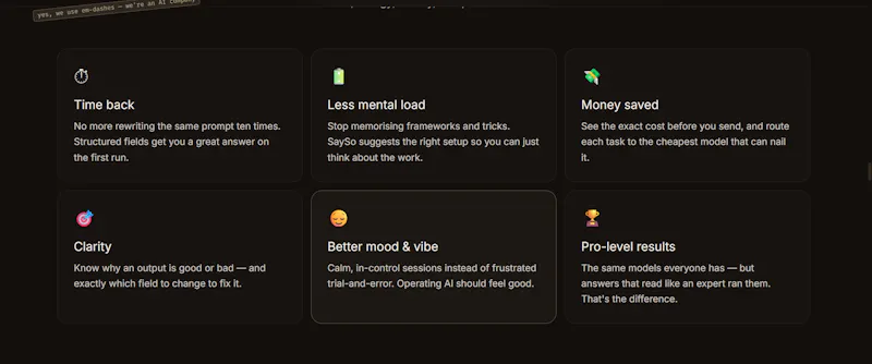 SaySo - OS screenshot 4