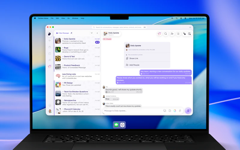 Carbon Voice screenshot 4