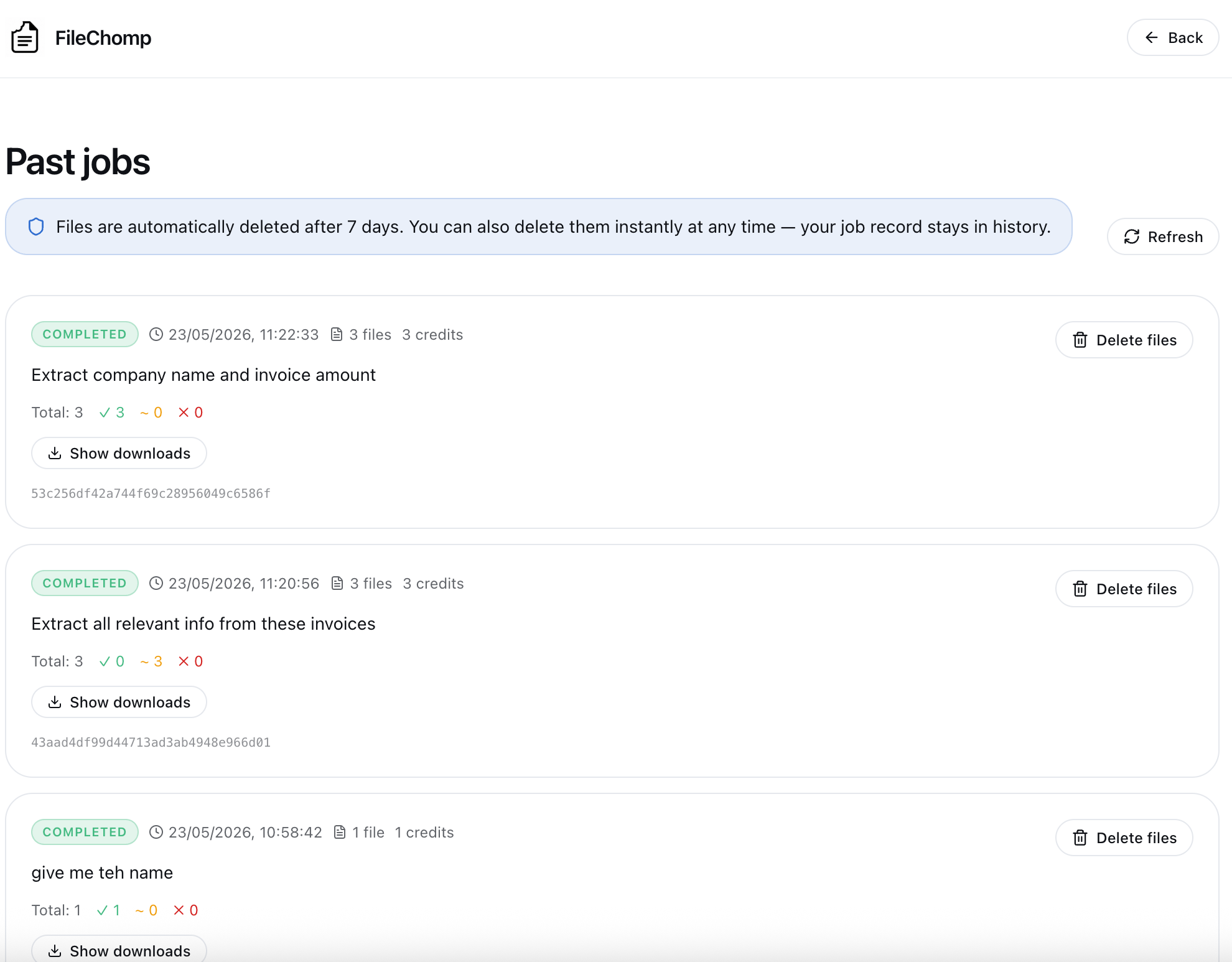 FileChomp gallery image
