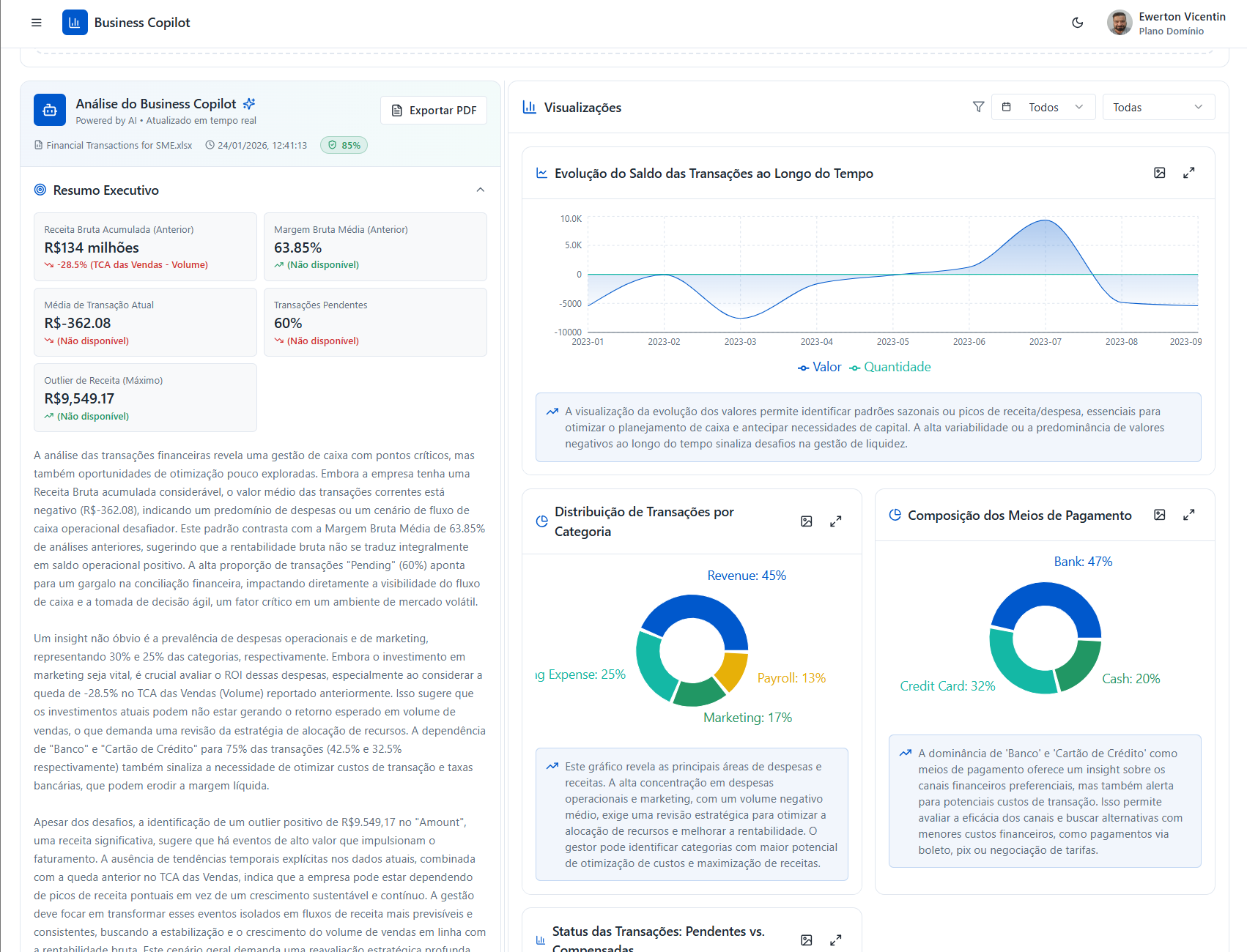 Business Copilot - Screenshot 2 showing product features and functionality