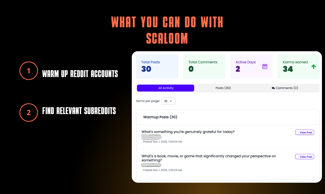 Scaloom - Screenshot 2 showing product features and functionality