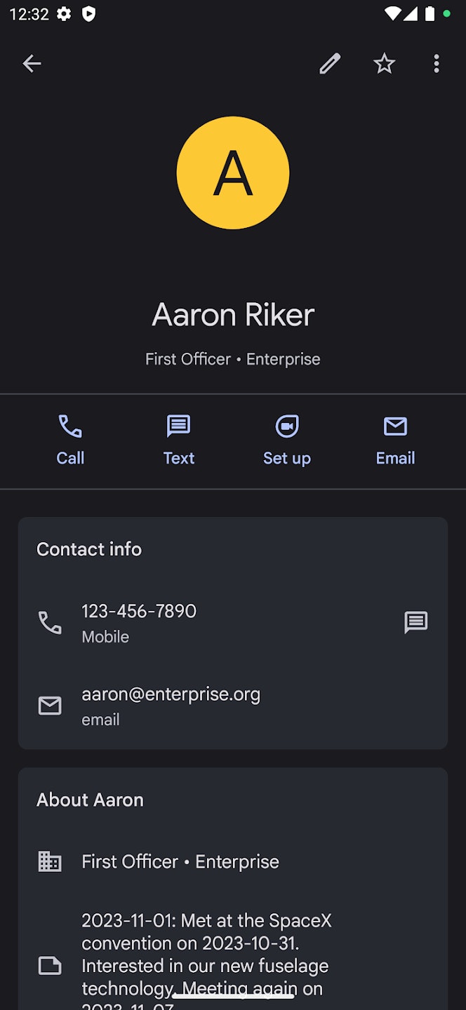 startuptile Ciremi for iOS and Android-Use your voice to add contacts and notes on your phone