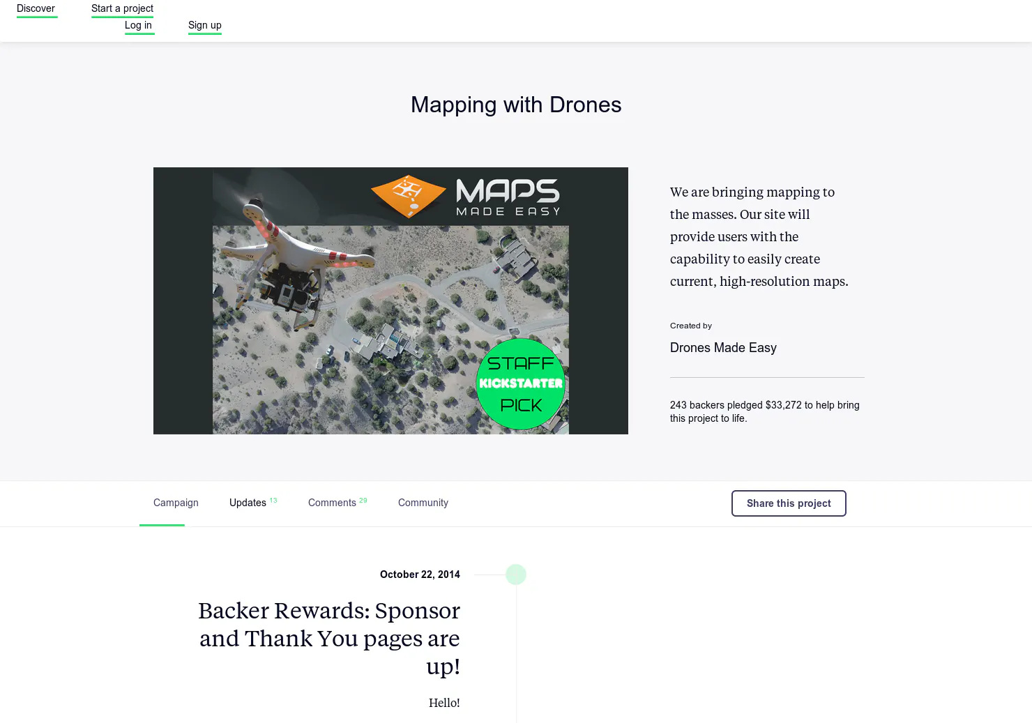 Mapping With Drones
