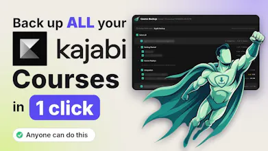Kajabi Course Backup Tool gallery image