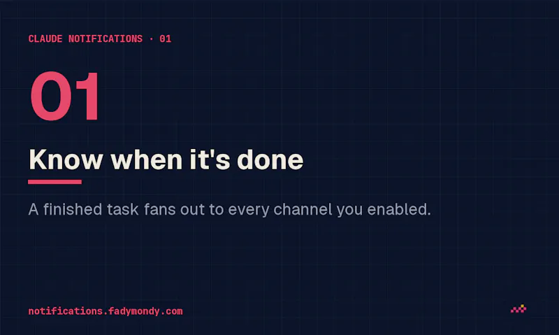 Claude Notifications screenshot 1