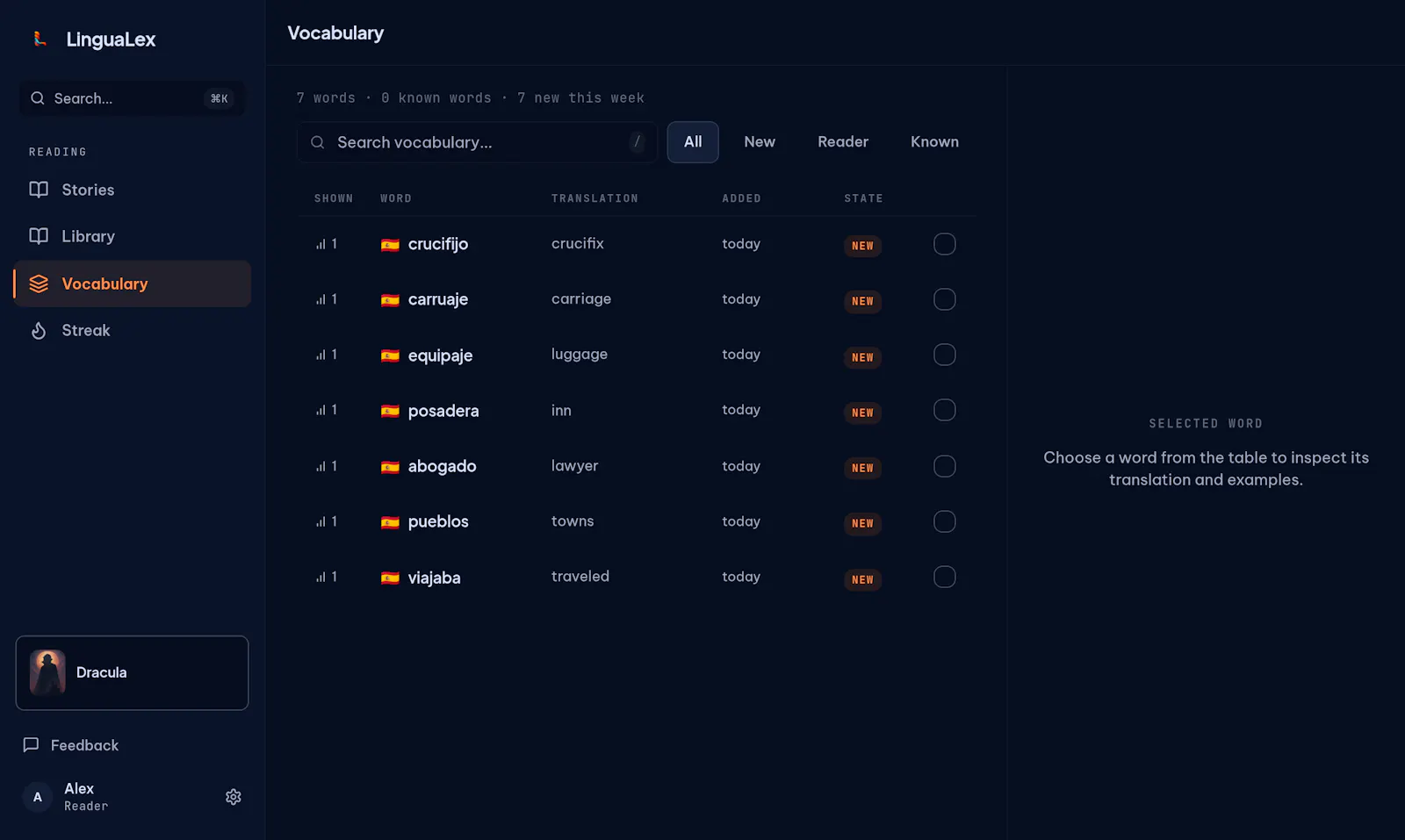 LinguaLex screenshot 3