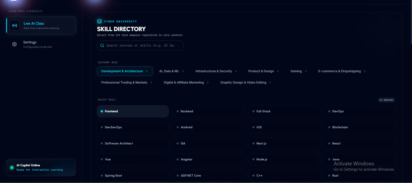 Mentor OS gallery image