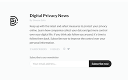 Digital Privacy News media 1