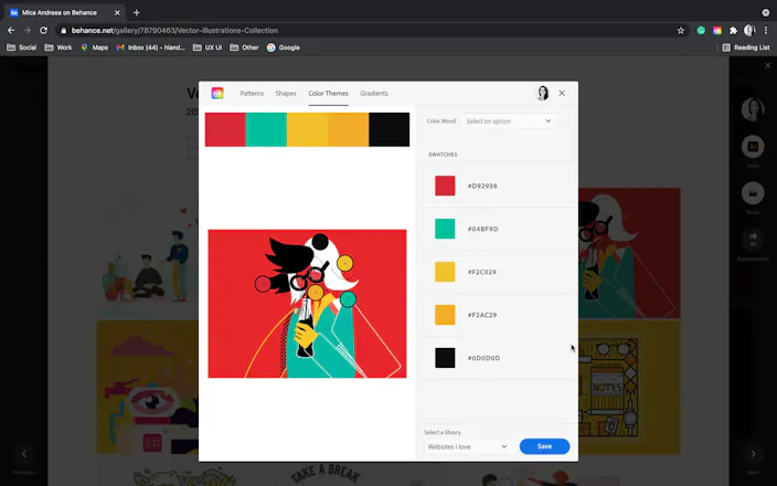 Creative Cloud for Google Chrome gallery image