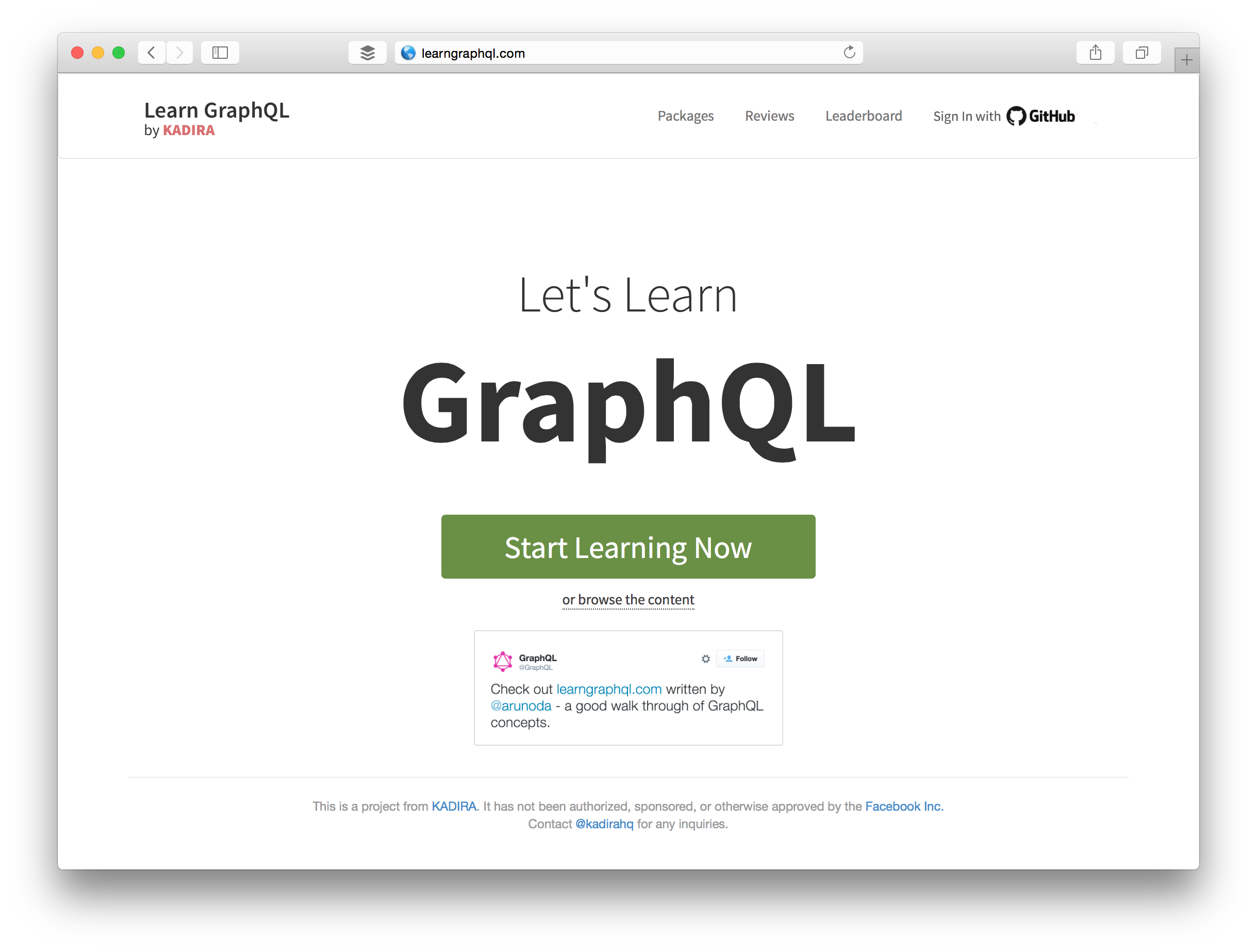 Let's Learn GraphQL