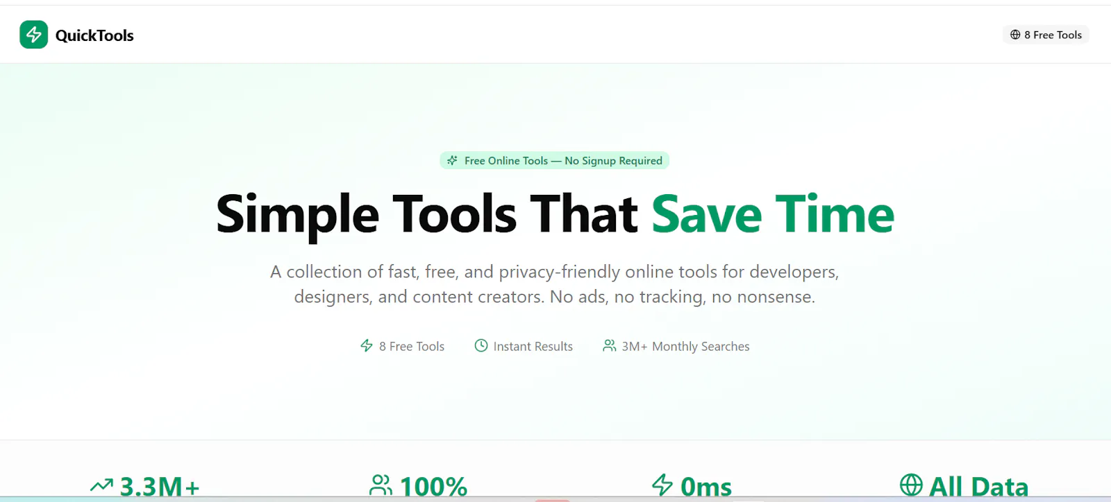 QuickTools screenshot 1