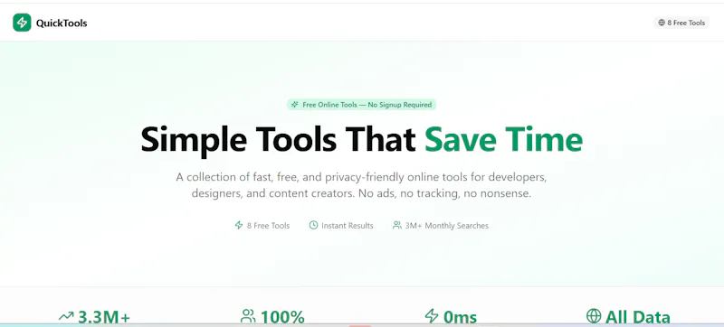 QuickTools screenshot 1