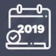 2019 Emoji Calendar by Planable