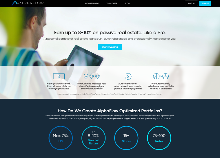 AlphaFlow Optimized Portfolios Image