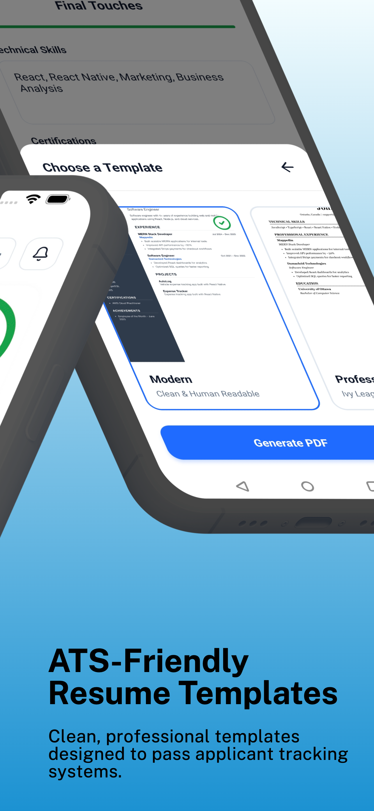 ResumeRail — AI Resume Builder gallery image