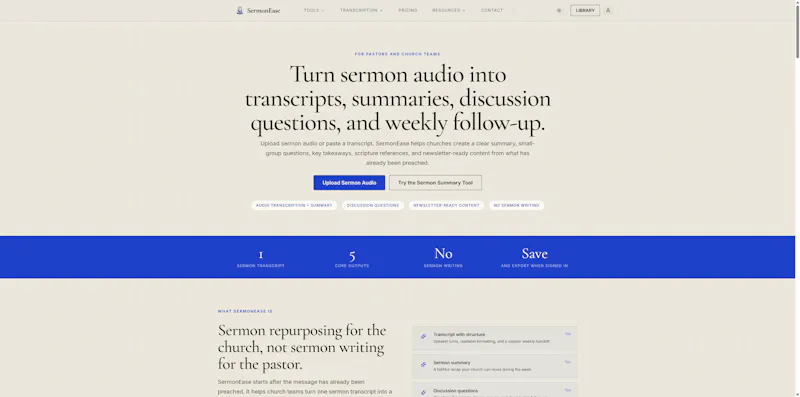 SermonEase screenshot 1