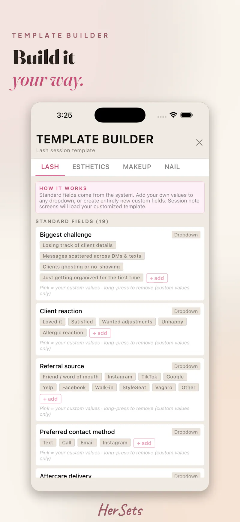 HerSets: The Beauty Artist Notebook screenshot 6