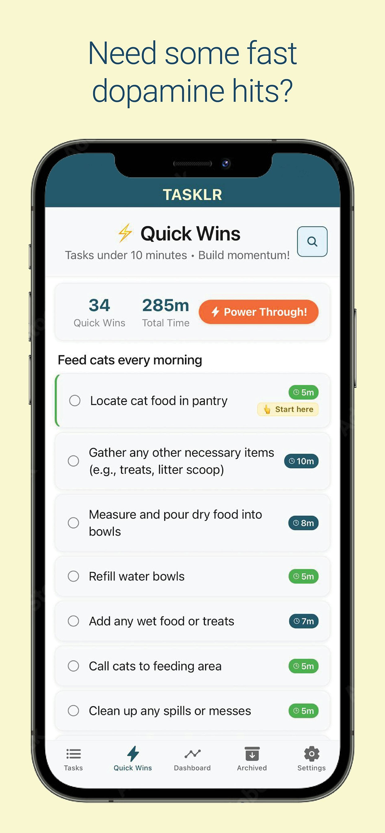 Tasklr - Screenshot 4 showing product features and functionality