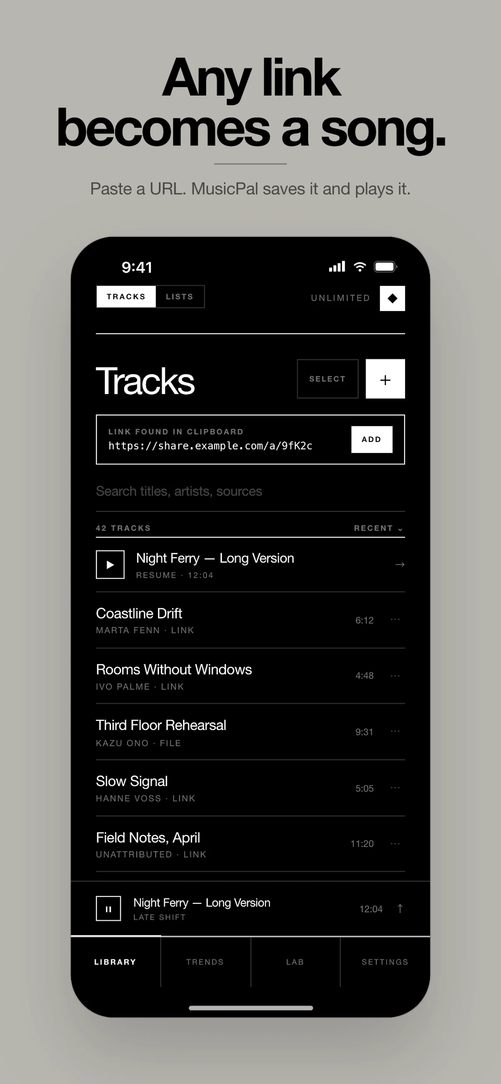 Music Pal screenshot 1