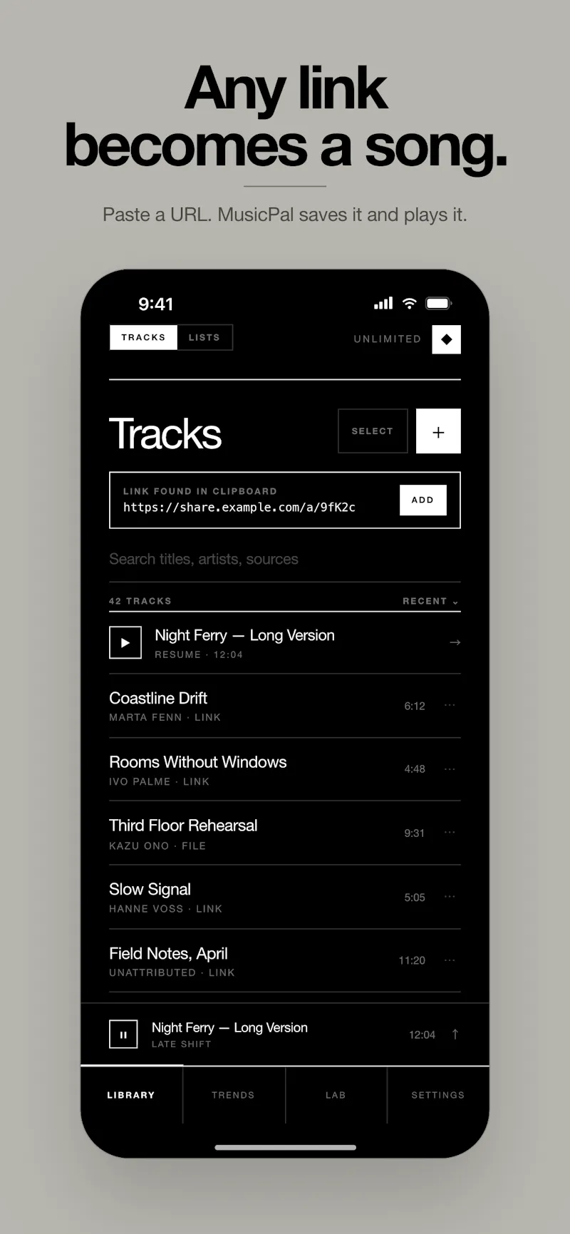 Music Pal screenshot 1