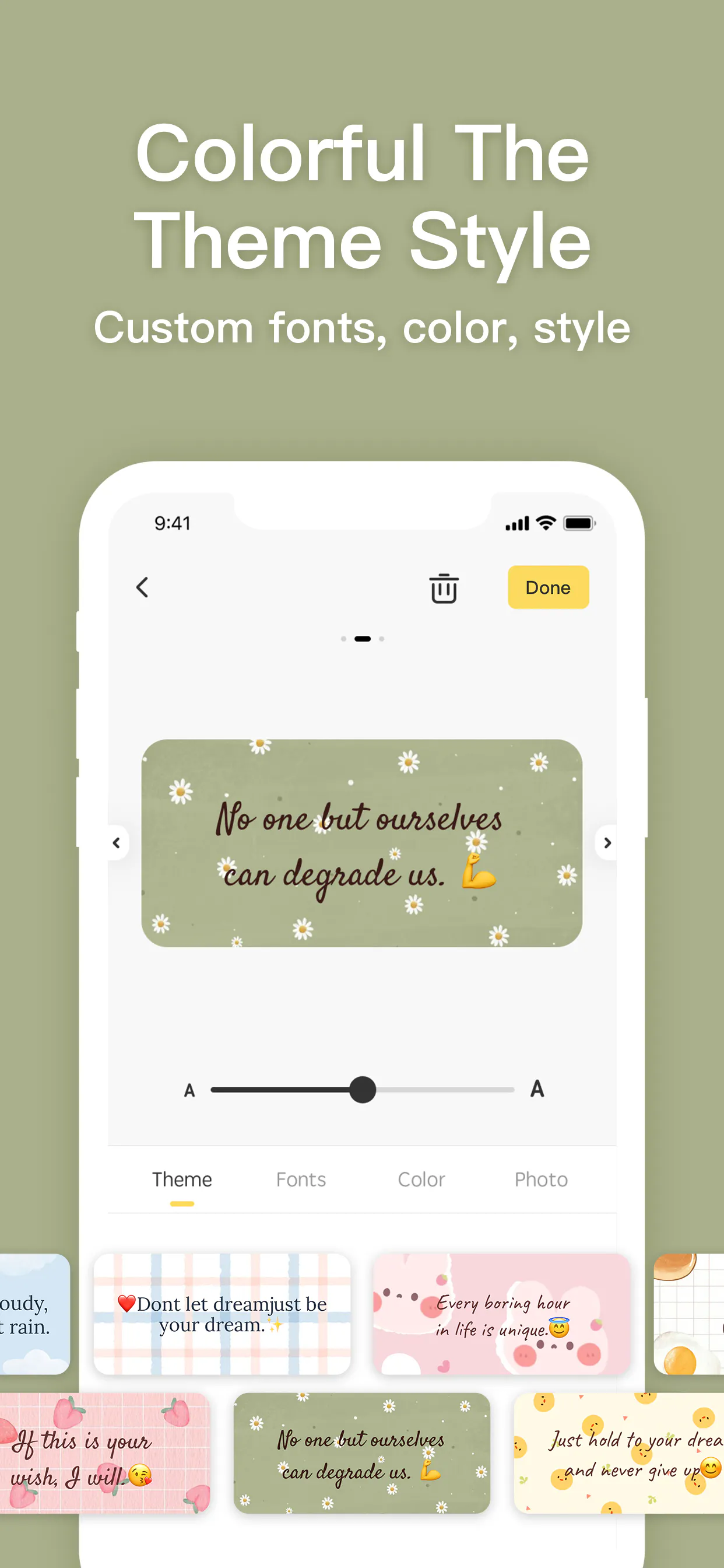 Sticky Notes Widget gallery image