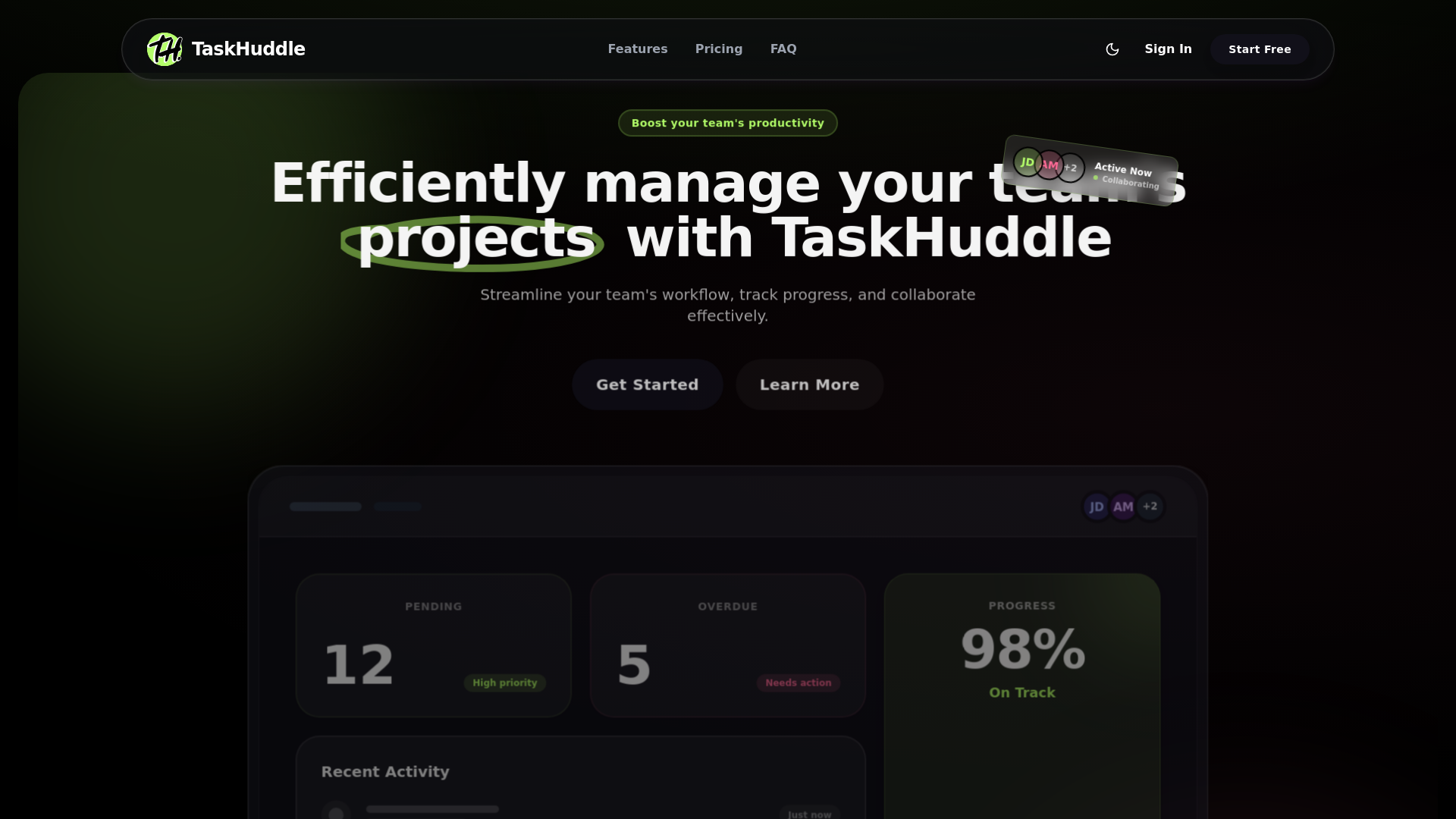 TaskHuddle.io gallery image