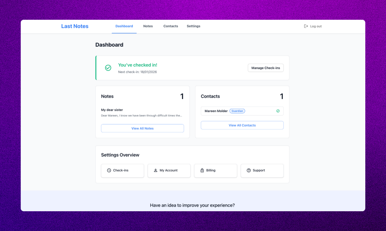 Last Notes gallery image