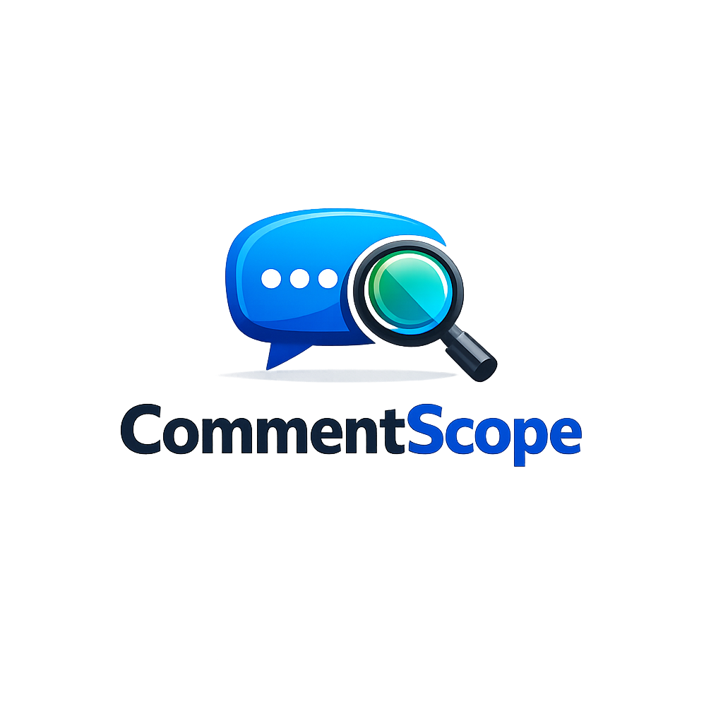 CommentScope - Main product screenshot demonstrating key features and user interface