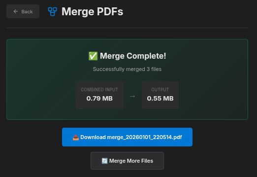 PDF Tools - PWA Suite - Screenshot 3 showing product features and functionality