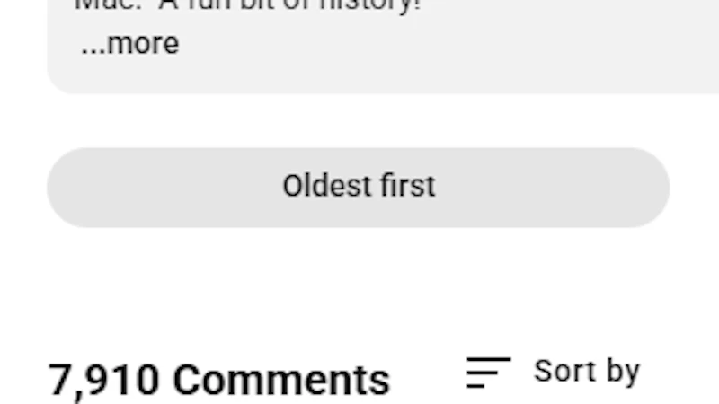 YouTube Sort Comments Oldest Extension screenshot 2