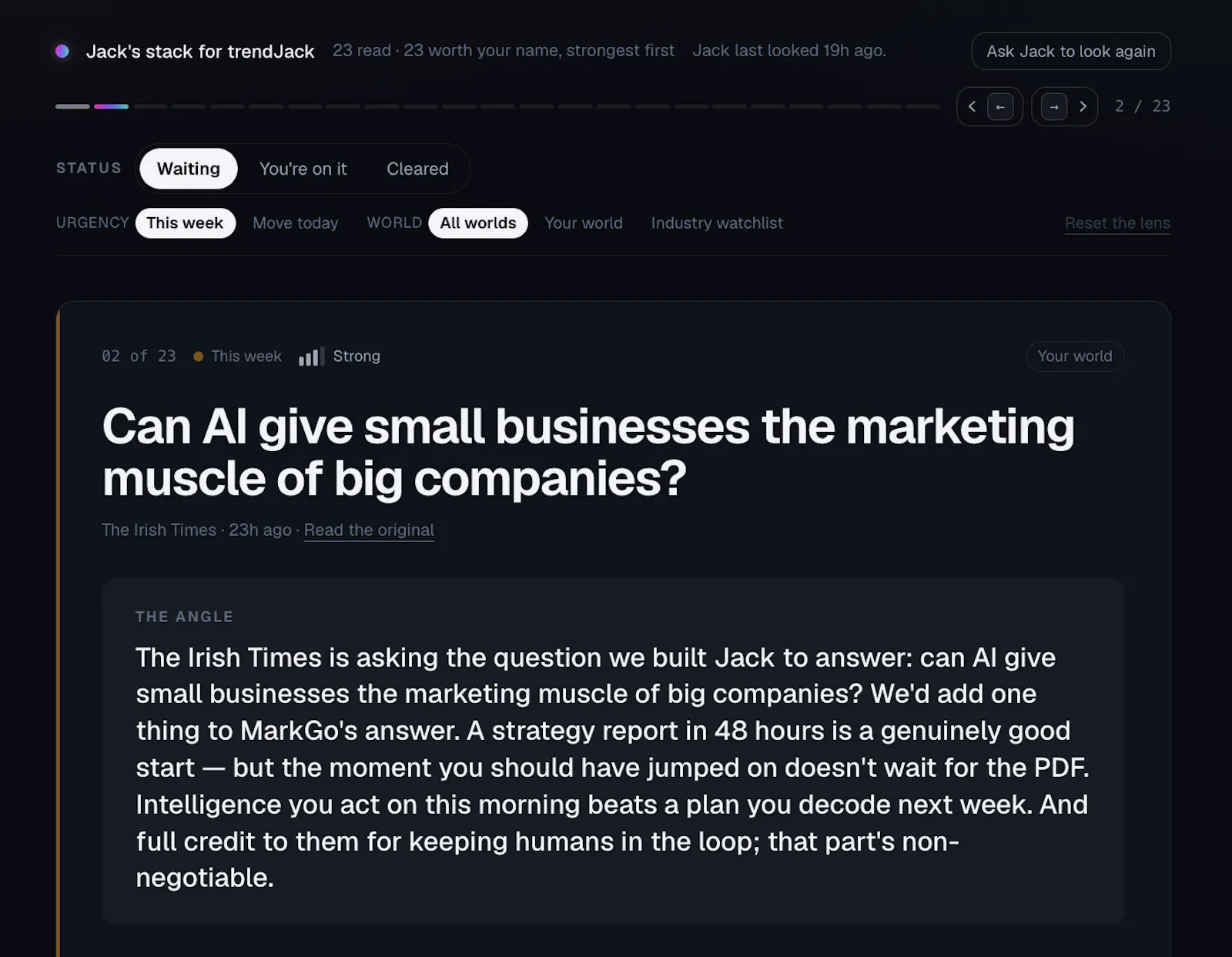 trendJack screenshot 3