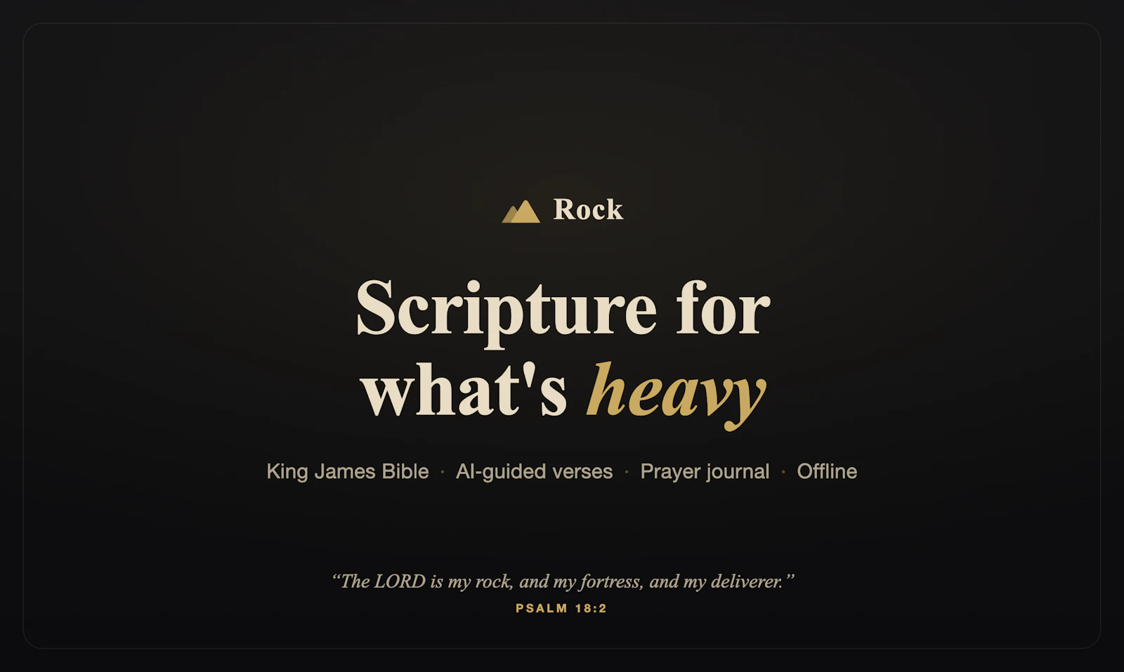 Rock - Scripture Companion screenshot 1