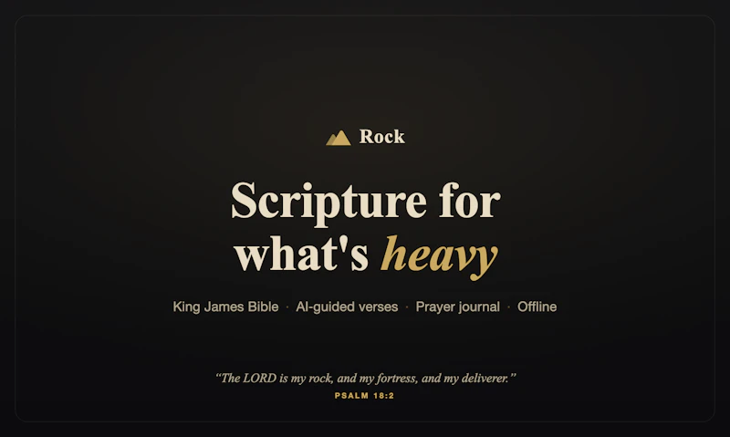 Rock - Scripture Companion screenshot 1