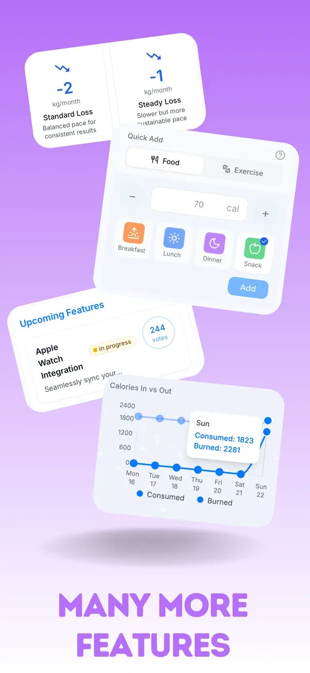 Mijn caloriebalans - Intuïtieve calorie -tracking -app media 4