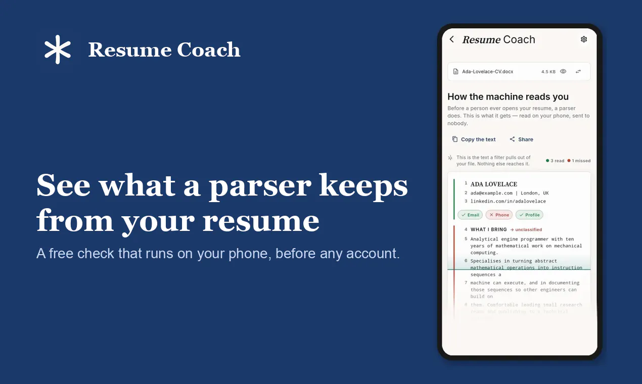 Resume Coach gallery image