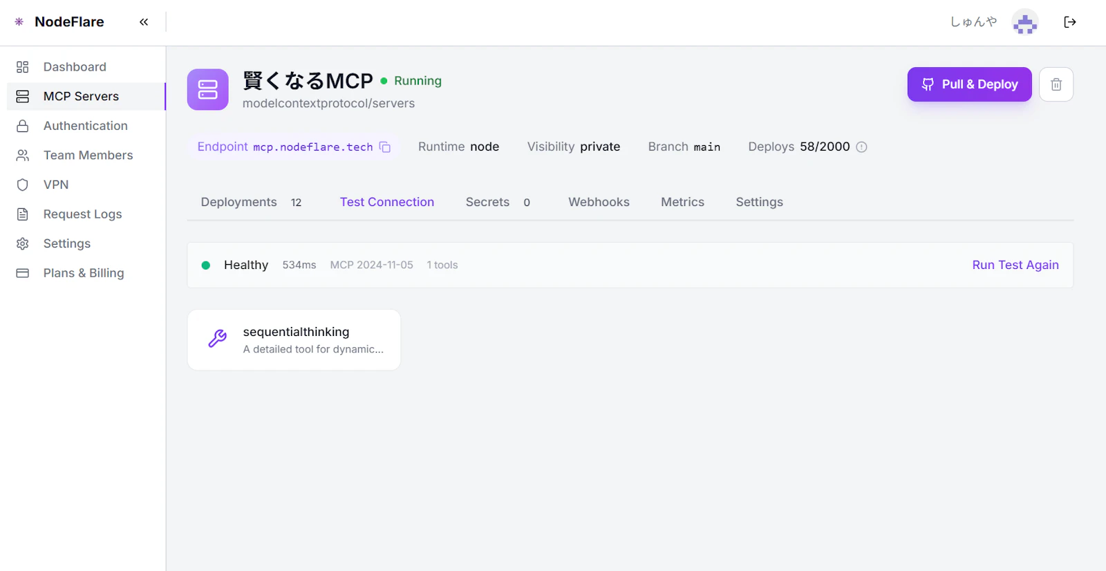 Nodeflare screenshot 4