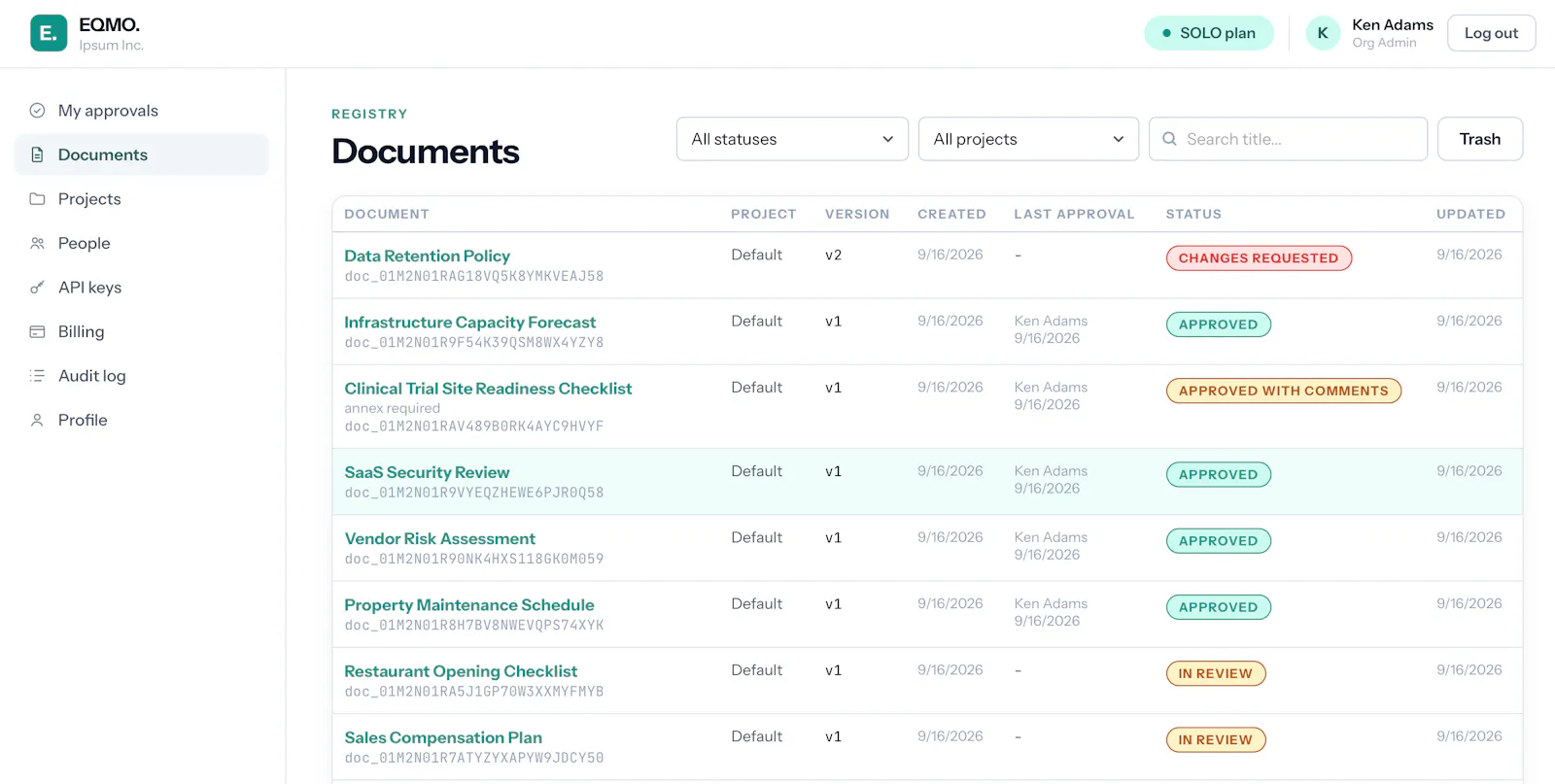 EQMO. screenshot 2