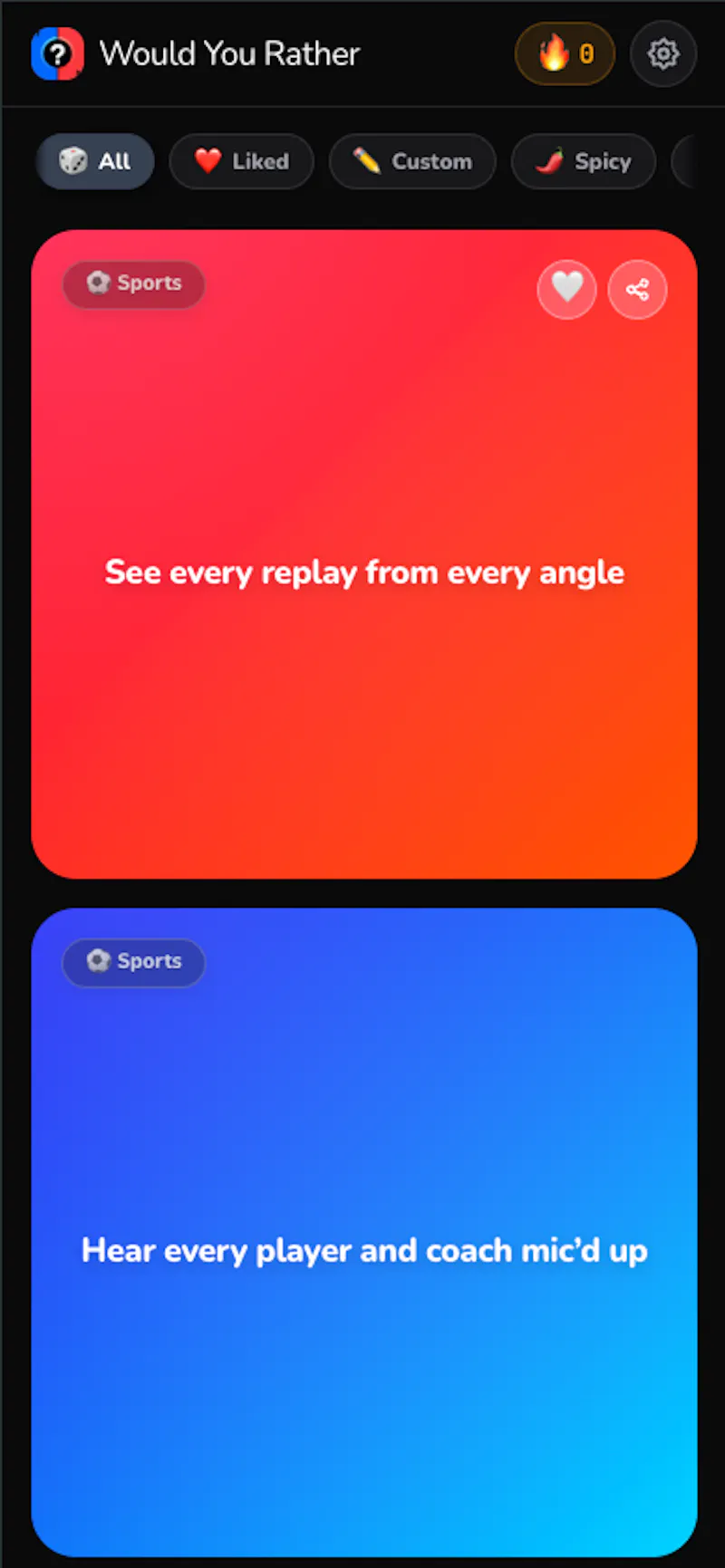 Would You Rather screenshot 3