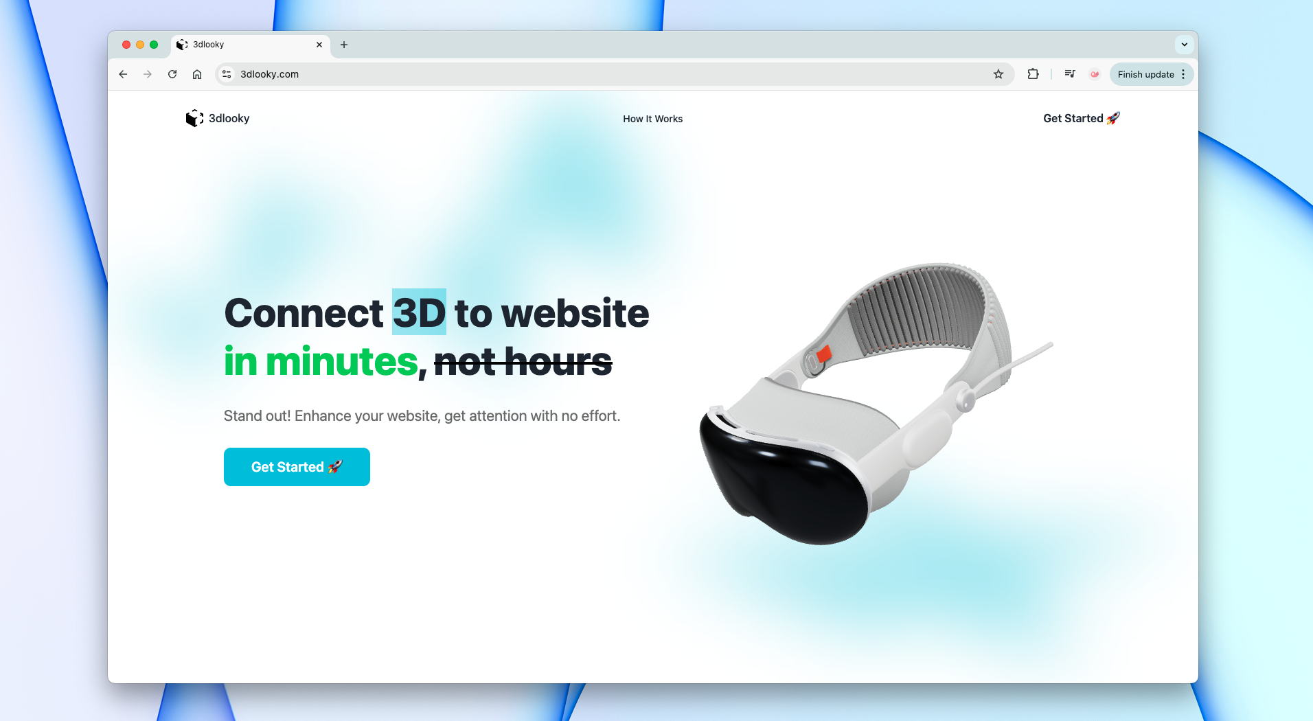 startuptile 3dlooky-Connect 3D to website in minutes with no-code